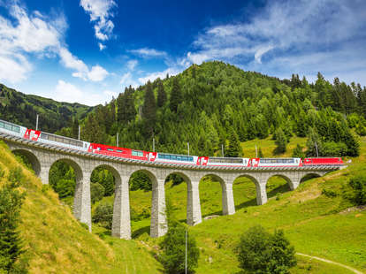 landwasser Viaduct bridge