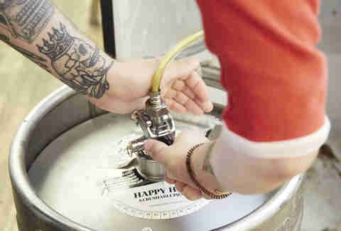 Keg Tapping Ritual Tapping a Keg 101: How to Tap a Keg for Your Party - Thrillist