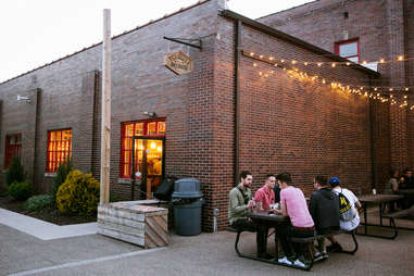 Exterior of Tenacity Brewery in Flint, Michigan