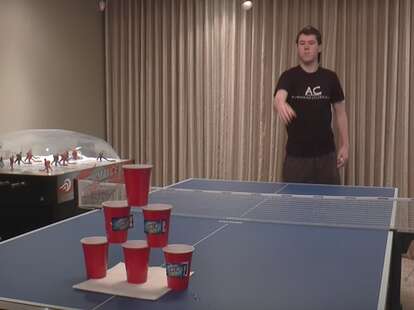 World's Most Ridiculous Ping Pong Serves 