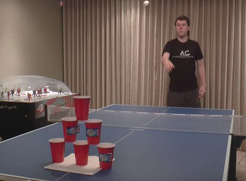 road trip beer pong gif