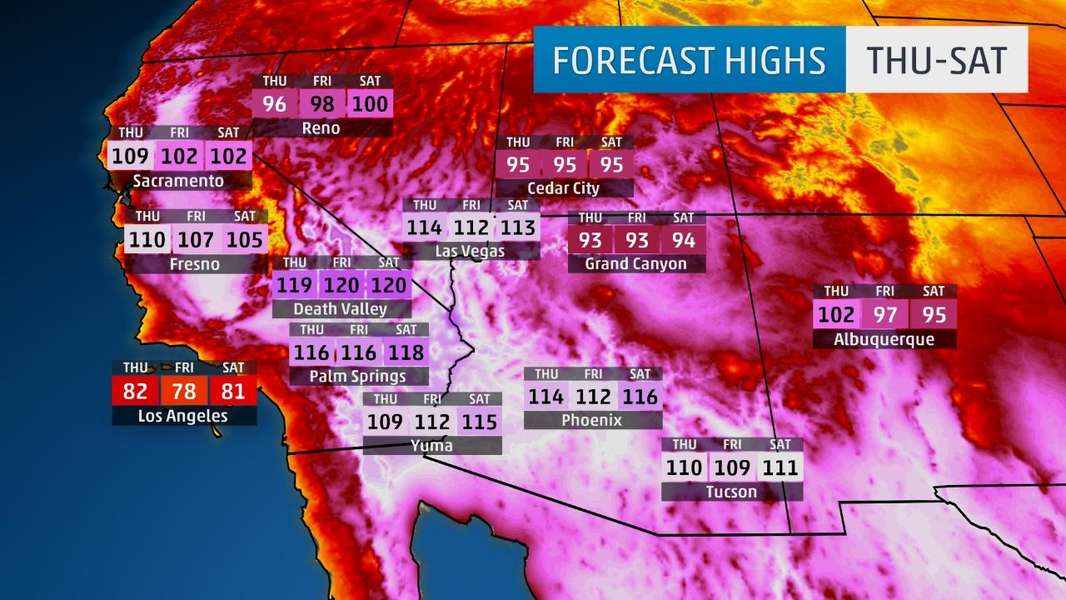 Heat Wave In Southwest Will Continue Through Weekend - Thrillist