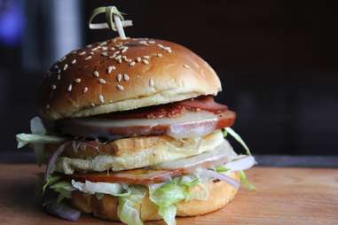 Bluejacket Bacon-Liverwurst Burger