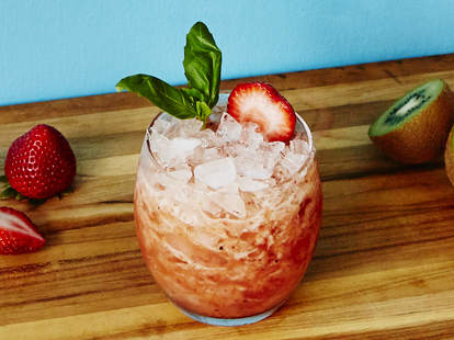Strawberry Granita Recipe A Strawberry Granita With Tequila Thrillist