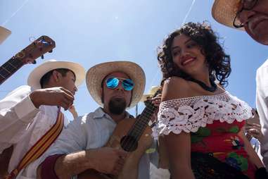 People in Friendship Park, Playas de Tijuana, Mexico