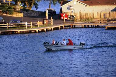 Boating on Minocqua Lake