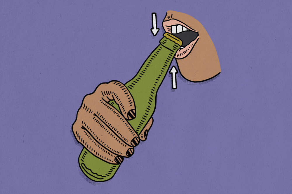 How to Open a Bottle Without a Bottle Opener, Using Everyday Items Instead