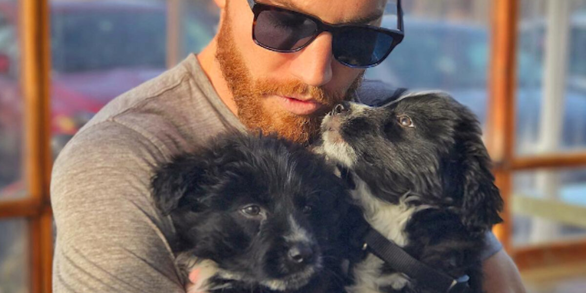 Puppies Found In Desert Go On Adventures With Their New Dad - Videos ...