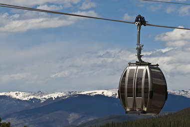 Ski Gondola in Breckenridge, Colorado 