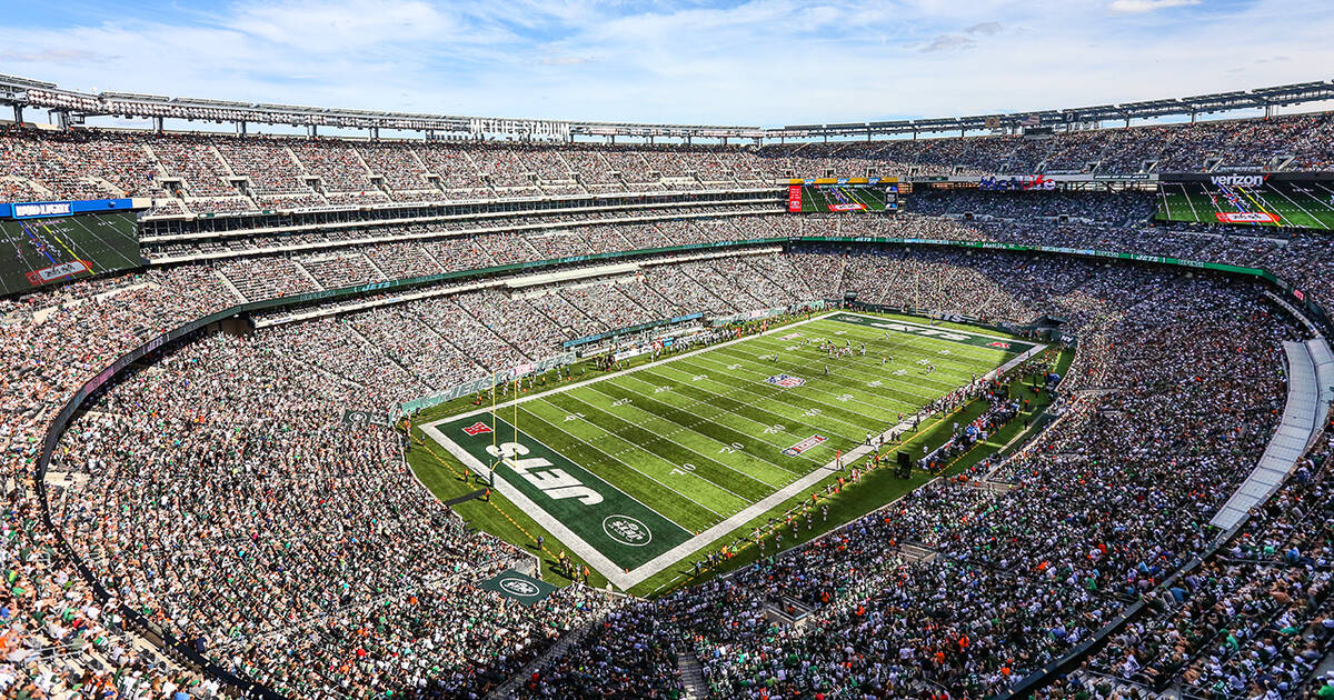 MetLife Stadium, section 109, home of New York Jets, New York