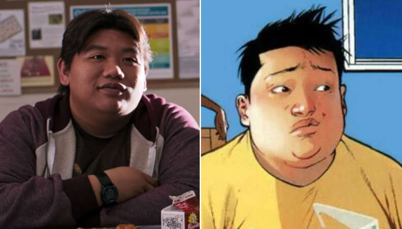 Ned Leeds in Spider-Man: Homecoming and Ganke from Ultimate Spider-Man