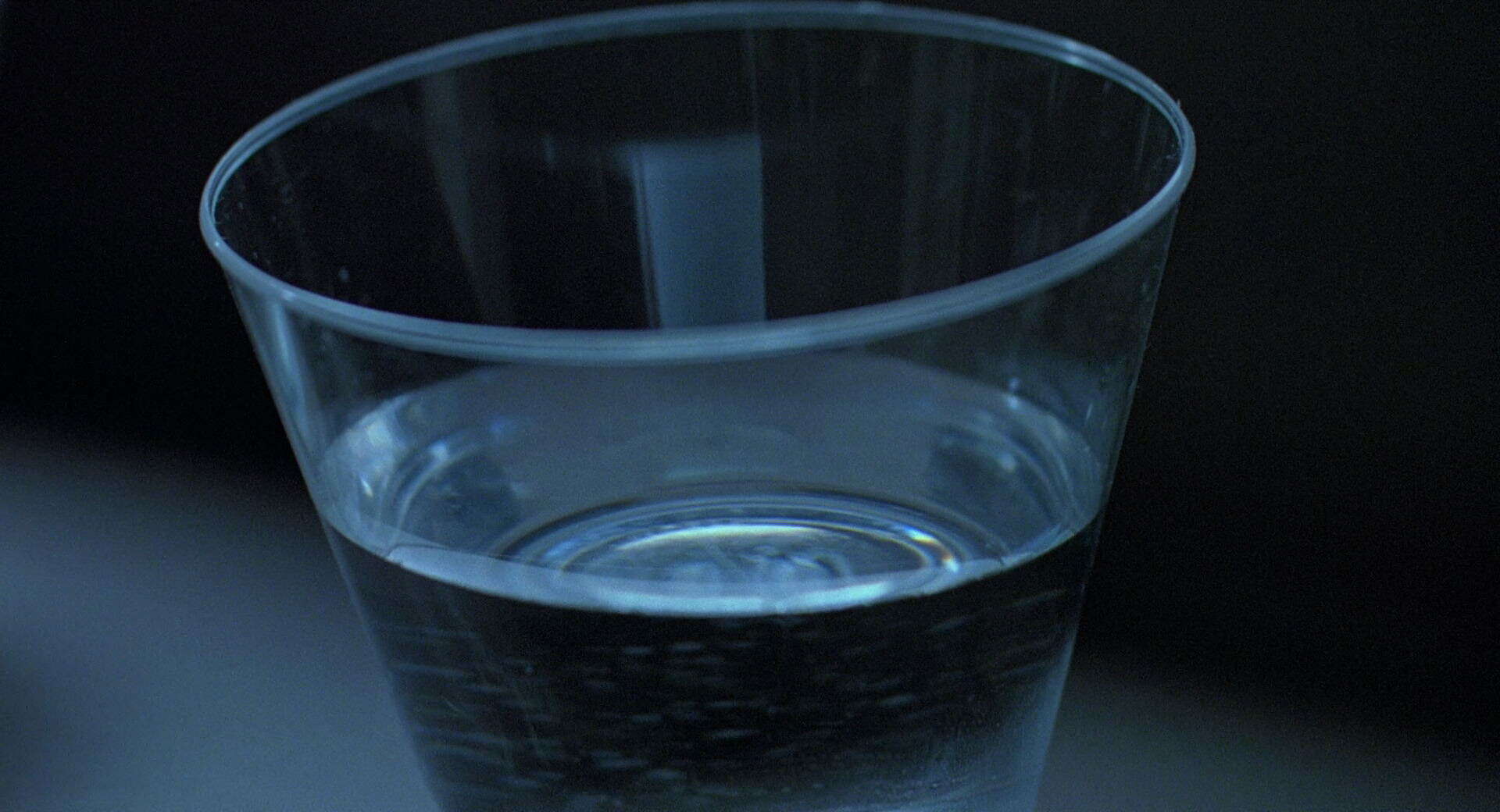 the cup of water