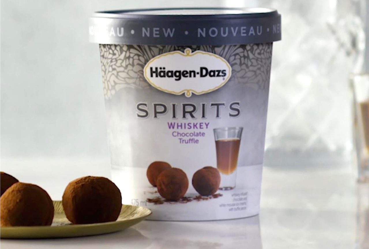 New Haagen-Dazs Ice Cream Flavors Include Alcohol Ice Cream