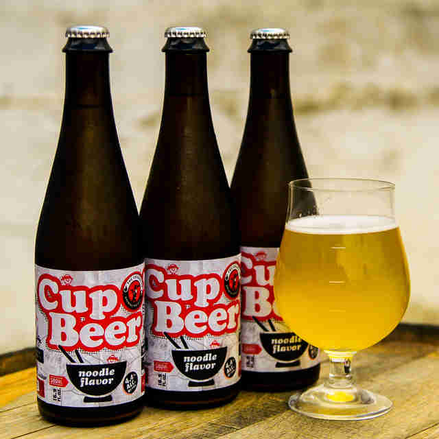 Cup O Beer Is Gose Made With Ramen - Thrillist Yes, Cup O Beer Is Actually Made With a Ridiculous Amount of Ramen