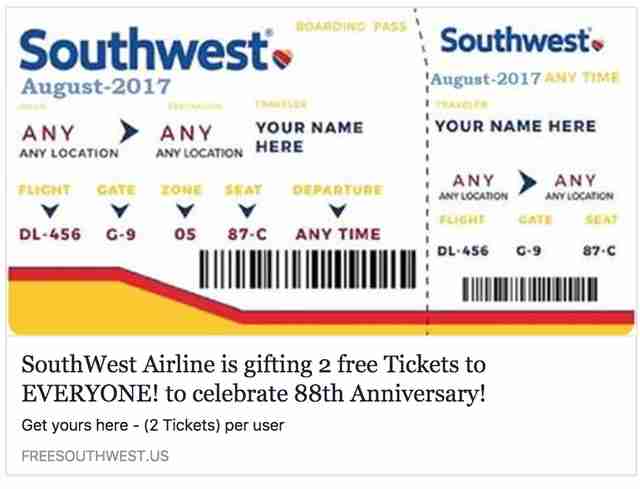 scam-of-the-day-july-21-2017-free-southwest-airlines-ticket-scam