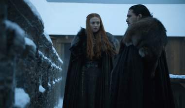 sansa and jon snow game of thrones season 7 premiere