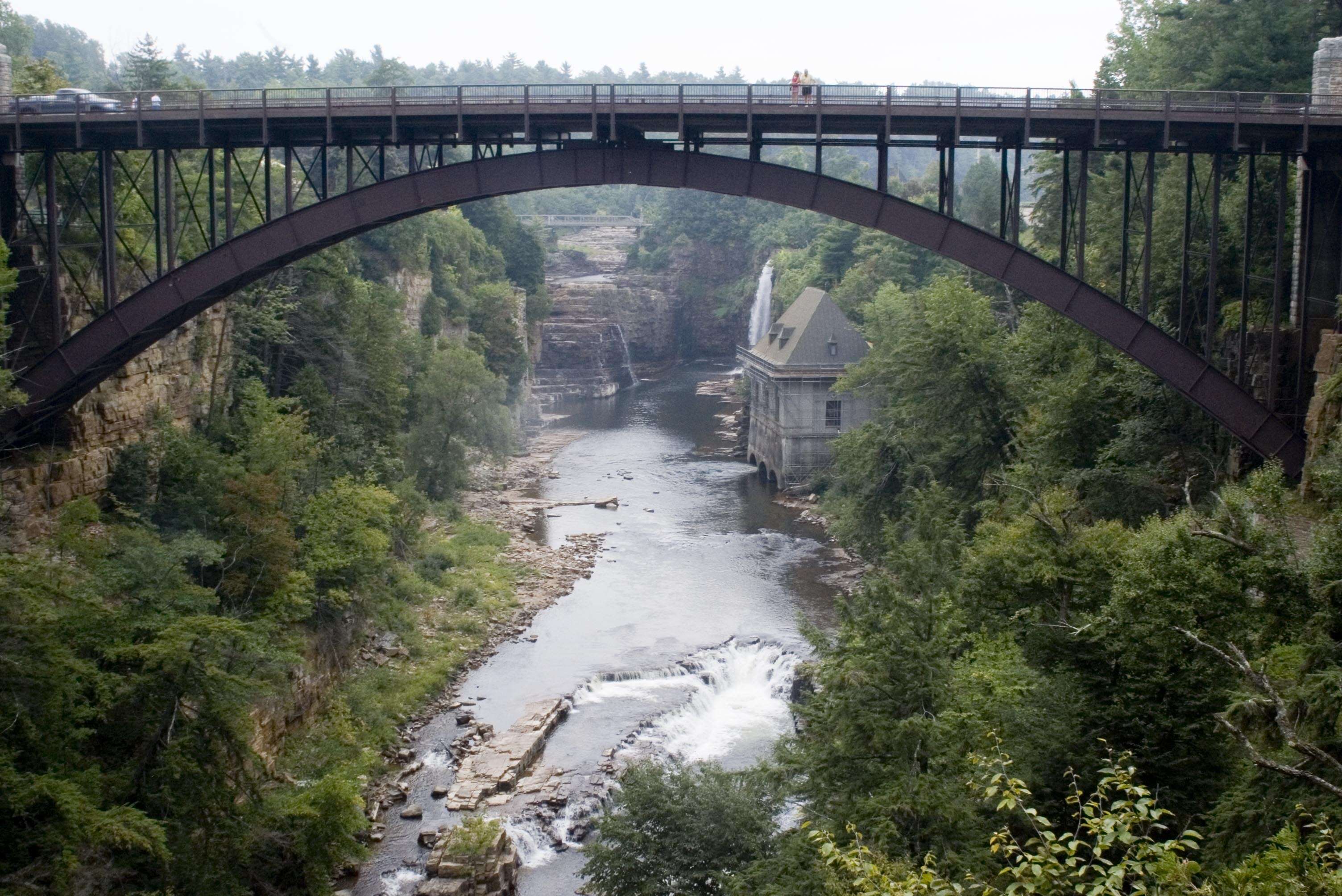 ausable chasm bridge