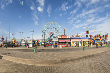 coney island boardwalk