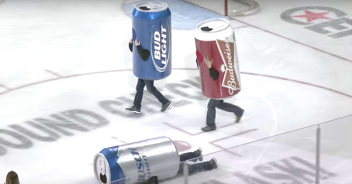 Gamblers Hockey Beer Can Racing Is Very Intense Video Thrillist