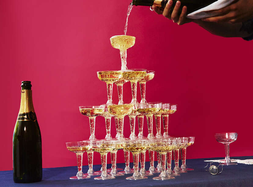 How to Make a Champagne Tower for Your Next Party - Thrillist