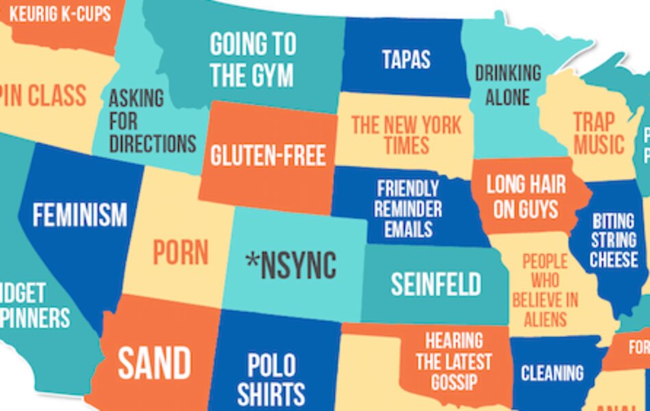 Most Rude States What Every State Hates Most - Thrillist