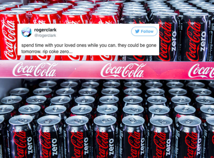 Coke Zero Is Being Replaced by Coke Zero Sugar and People Are Outraged