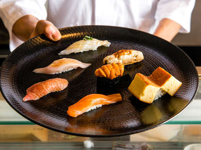 sushi chefs reveal the most over and underrated fish types nigiri shrimp egg rice salmon tuna yellow tail unagi raw
