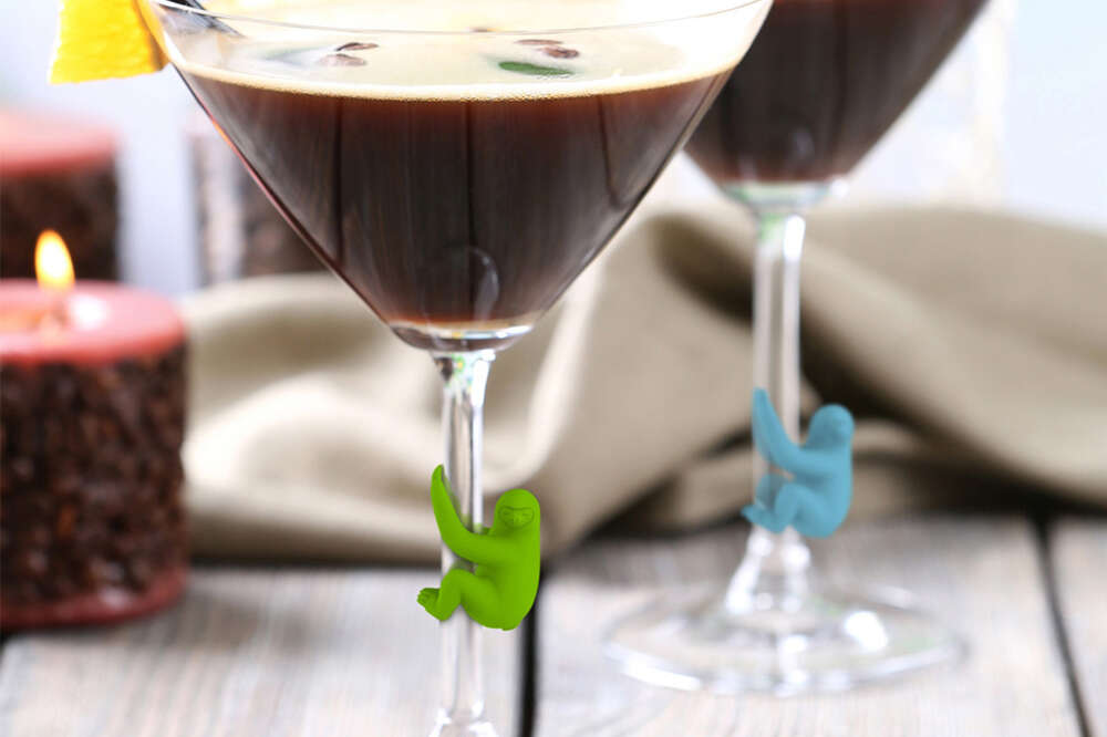 Umbrella Tropical Drink Wine Glass Markers Charm Silicone Identifier Party US Umbrella Tropical Drink Wine Glass Markers Charm Silicone Identifier Party US