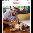 tiger cub selfie on Tinder