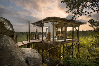 Lion Sands treehouse resort