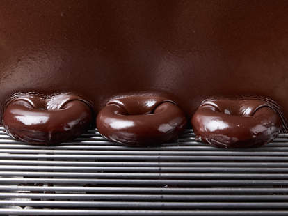 Krispy Kreme Solar Eclipse Donuts Are A Chocolatey Spin On Original Glaze Thrillist