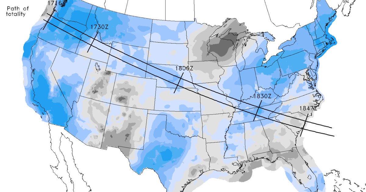 Meteorologists Predict Best Eclipse Weather on West Coast Thrillist
