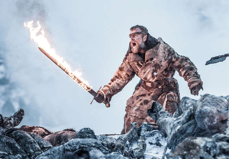 Beric Dondarrion fire sword game of thrones season 7