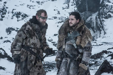 beric and jon snow game of thrones season 7 beyond the wall