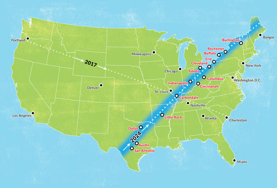 Best Cities to Visit for the Next Solar Eclipse in 2024 Thrillist