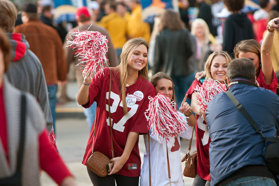 How fans are celebrating college game day across Alabama by a student