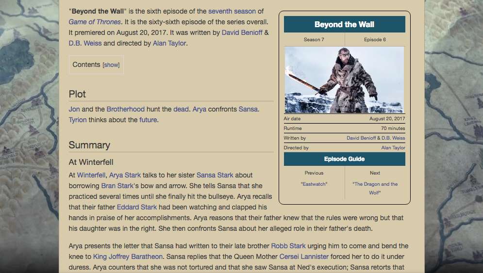 How Game Of Thrones Wiki Keeps Track Of Every Theory