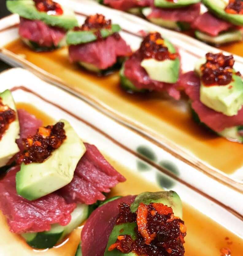Bluefin tuna sushi