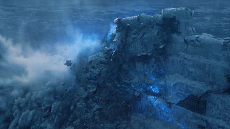 the wall