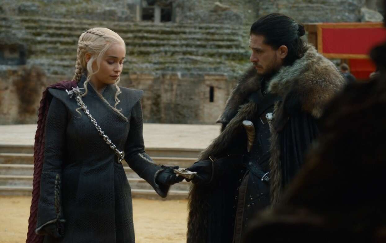 dany and jon flirting season 7 game of thrones