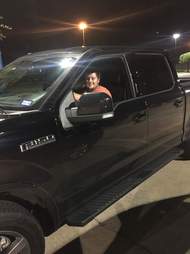 man driving truck to rescue animals