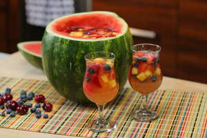Serve This Watermelon Sangria at Your End of Summer Party