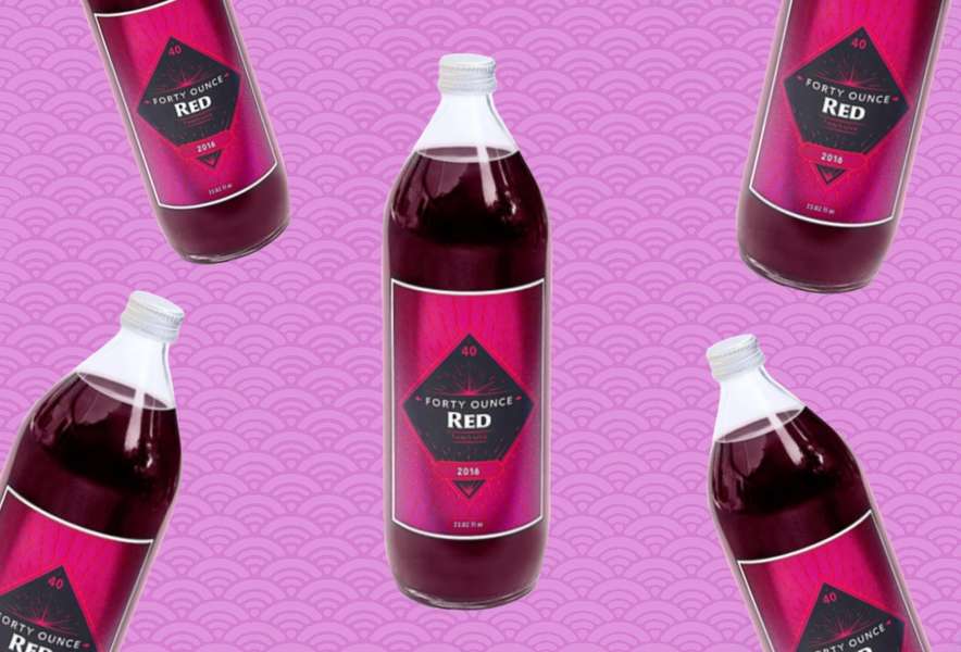 Wine 40 oz Forty Ounce Red Wine Bottles Are Officially Here Thrillist