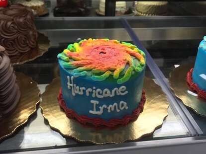 hurricane irma cake