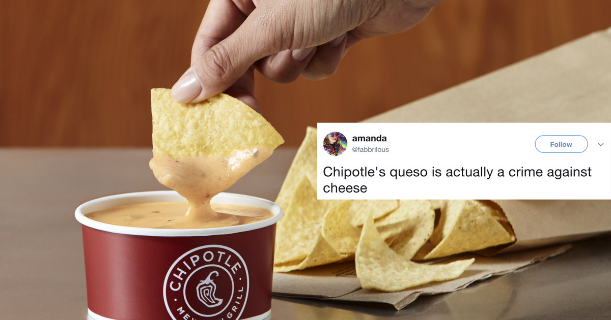 Chipotle Queso Reviews: Twitter Reacts To The New Cheese Dip - Thrillist