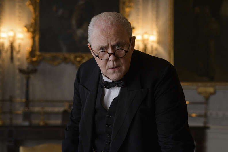 john lithgow as winston churchill in The Crown