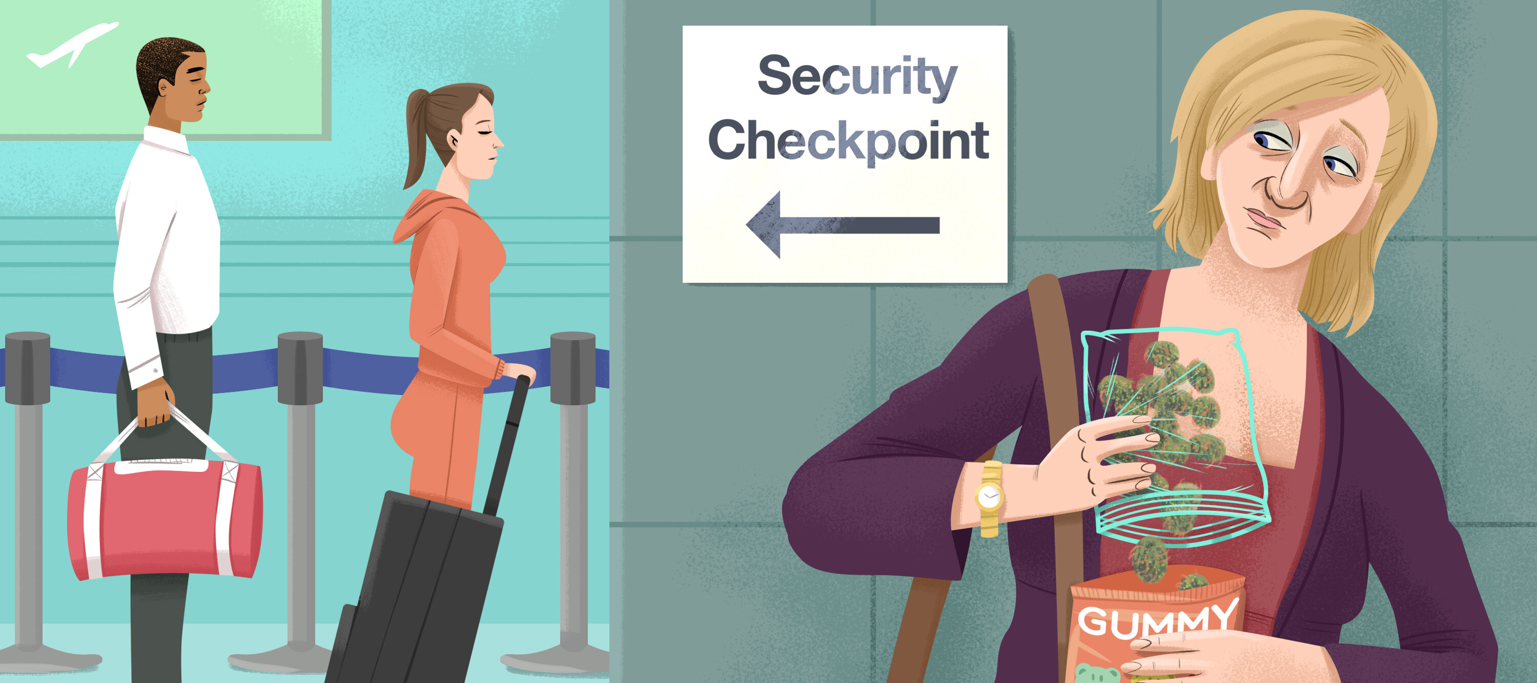 How to Sneak Weed Onto an Airplane