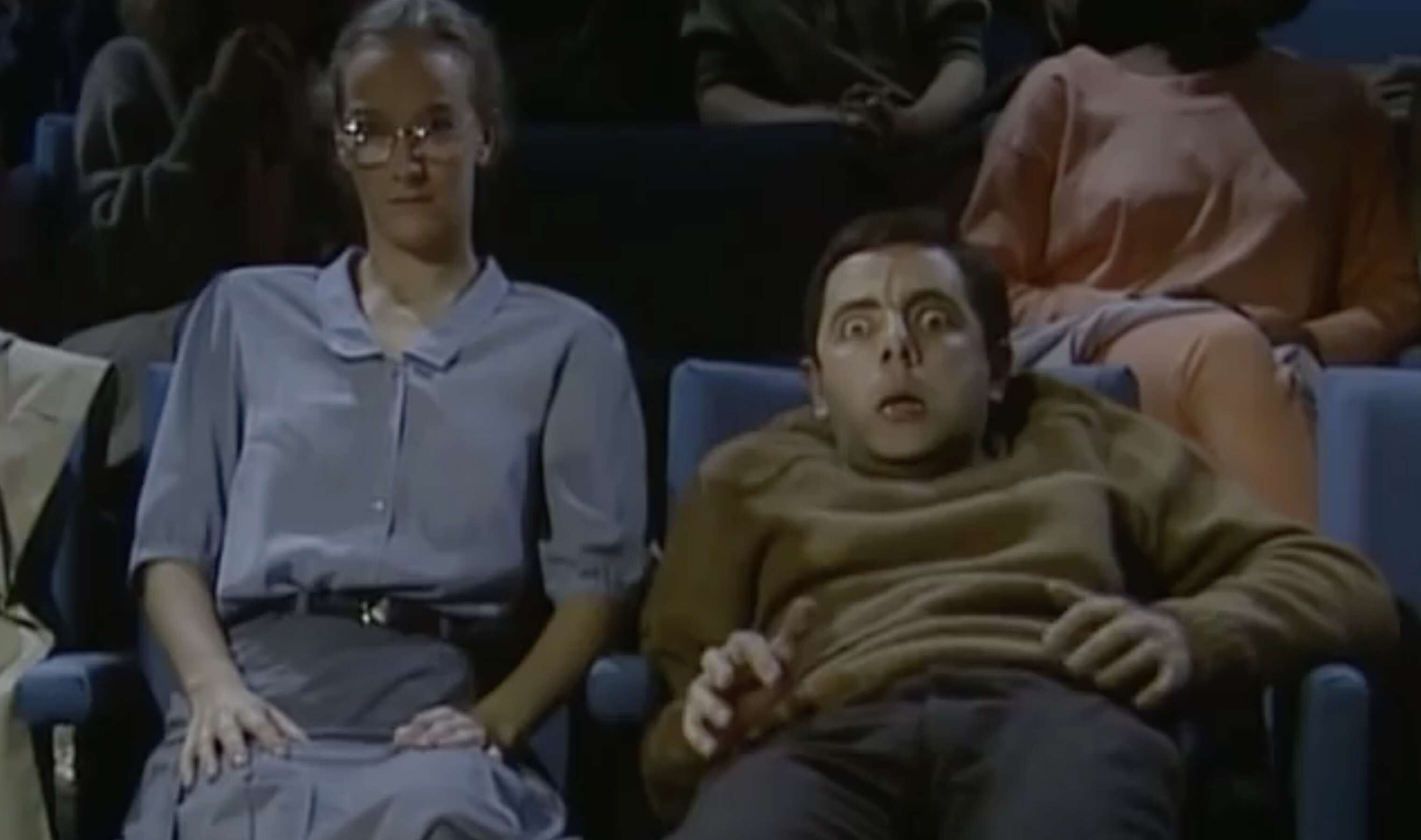 mr. bean at the cinema sketch