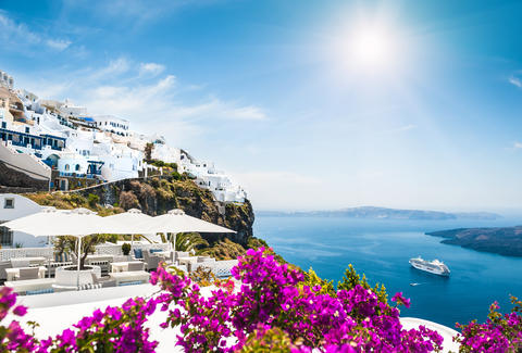 santorini olga flights thrillist athens roundtrip shutterstock