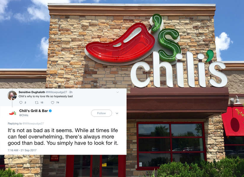 Chili's Is Offering Life Advice on Twitter Right Now Thrillist